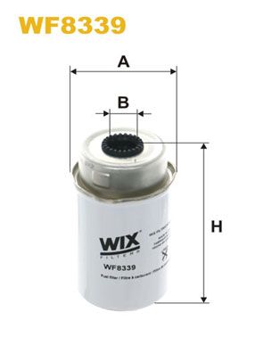 WIX FILTERS Топливный фильтр WF8339